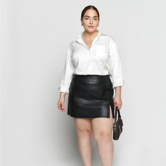 Reformation Margie Leather Skirt - Picture 2 of 5